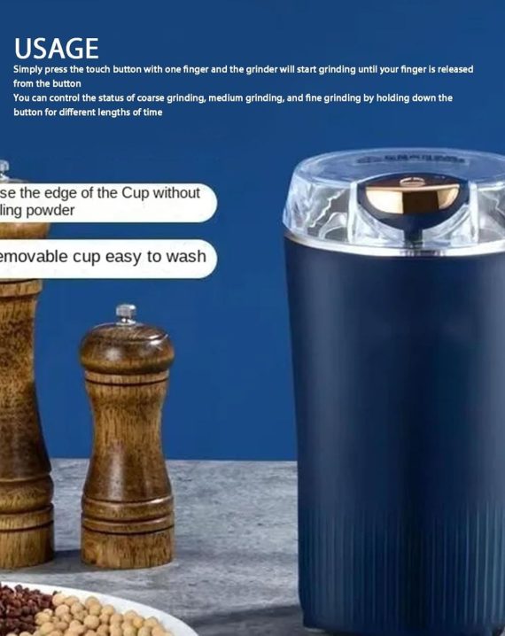 Molinillo Eléctrico De Granos Café Nueces Azul - Imagen 5