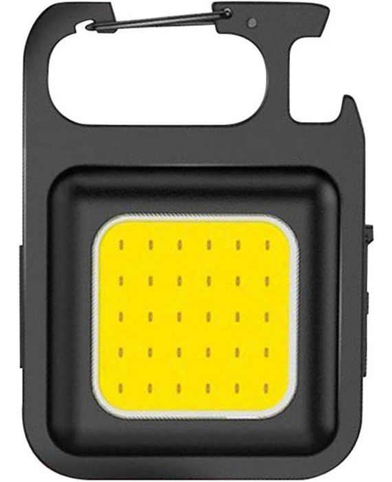 Mini Linterna Led Recargable Usb Iman Llavero Abridor x5 unidades - Imagen 2