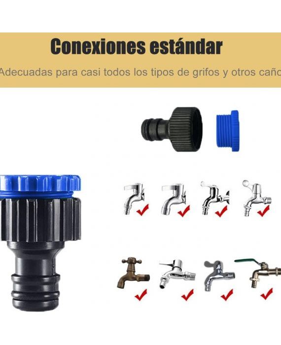 Manguera Expansible 15Mts con Pistola Regadora Verde - Imagen 3