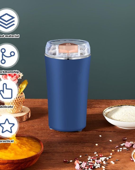 Molinillo Eléctrico De Granos Café Nueces Azul - Imagen 6