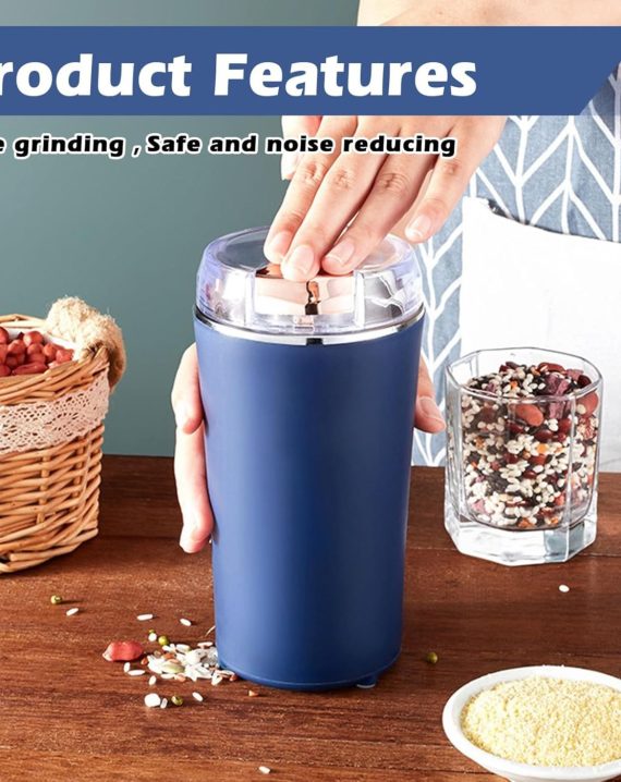Molinillo Eléctrico De Granos Café Nueces Azul - Imagen 7