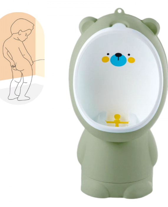 Mingitorio Infantil Regulable Oso Gris - Imagen 2