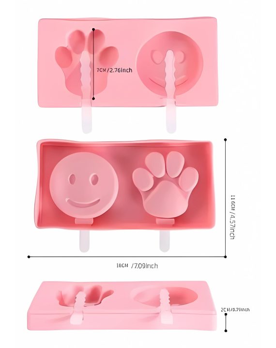Moldes de Silicona con 20 Palitos Reutilizables - Imagen 2