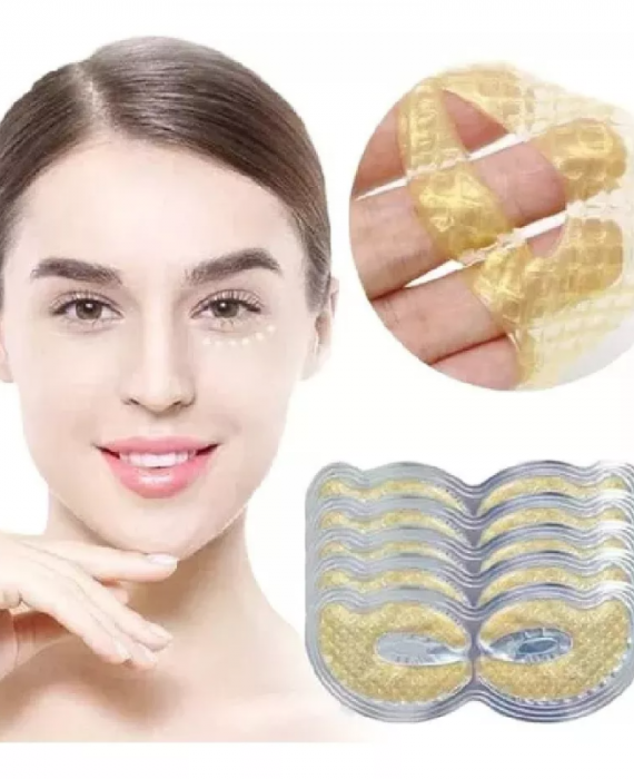 Mascarilla Antifaz Colágeno Hidratante Párpados Ojos Ojeras x10 - Imagen 3