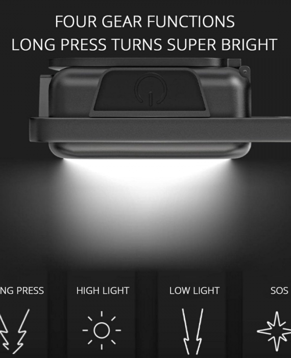 Mini Linterna Led Recargable Usb Iman Llavero Abridor x5 unidades - Imagen 8