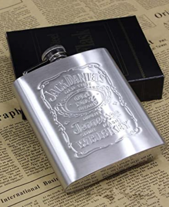 Petaca acero inoxidable plateada  JACK DANIEL'S - Imagen 7