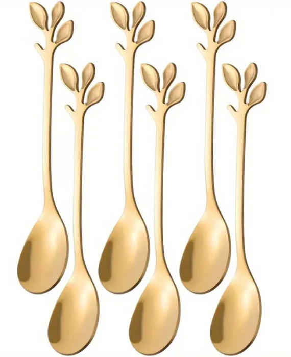 Juego de 6 cucharas de té o cafe acero inoxidable - Imagen 5