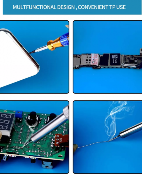 Manta Antiestática Reparación Celulares Silicona Resistente - Imagen 5
