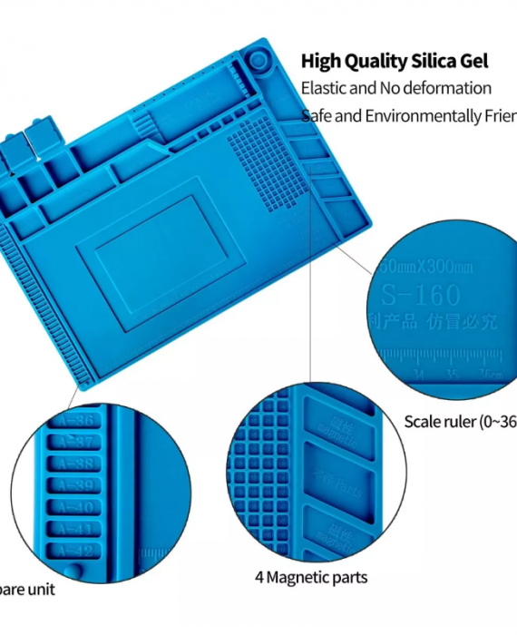 Manta Antiestática Reparación Celulares Silicona Resistente - Imagen 7